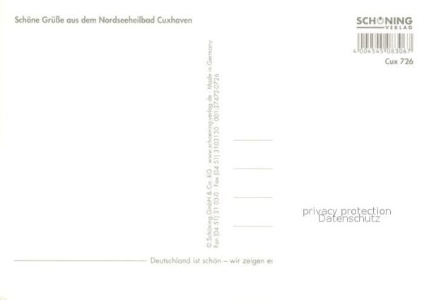 Cuxhaven Nordseebad Leuchtturm Alte Liebe Wasserturm Döse K – Bild 2