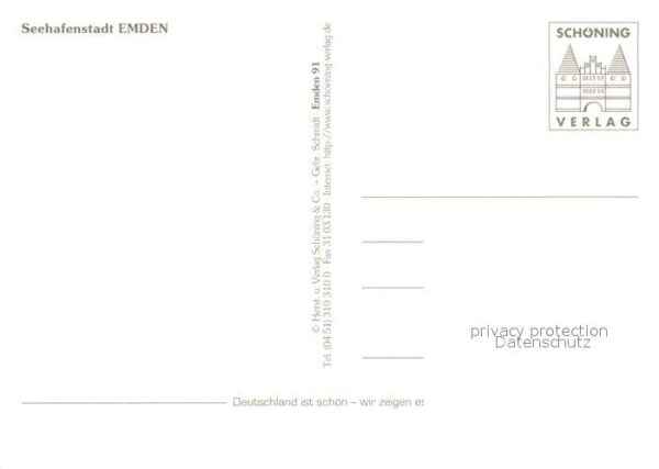 Emden Ostfriesland Rathaus Hafentor Boje – Bild 2