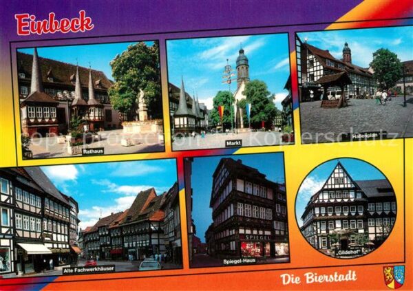 Einbeck Niedersachsen Rathaus Spiegelhaus Fachwerk Gildehof H