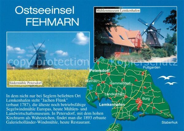 Fehmarn Mühlenmuseum Lemkenhafen Südermühle Pet