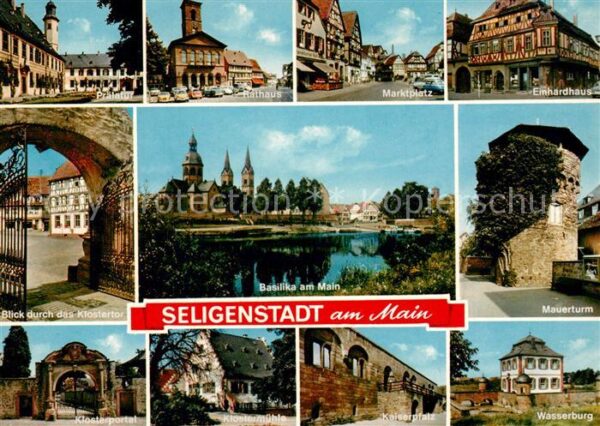 Seligenstadt Hessen Prälatur Rathaus Marktplatz Einhardhaus