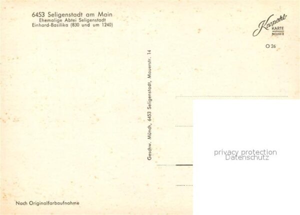 Seligenstadt Hessen Benediktiner Abtei Einhard Basilika – Bild 2