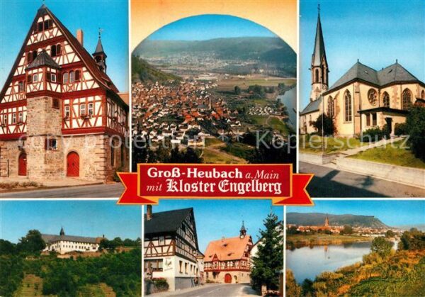 Grossheubach Kloster Engelberg Rathaus Panorama