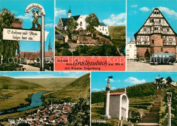 Grossheubach Kloster Engelberg Stufen Fachwerkhaus