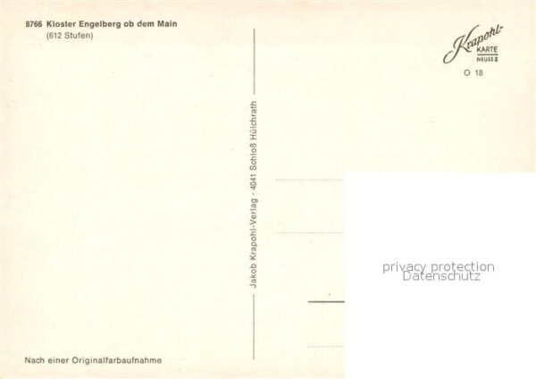 Grossheubach Kloster Engelberg 612 Stufen – Bild 2