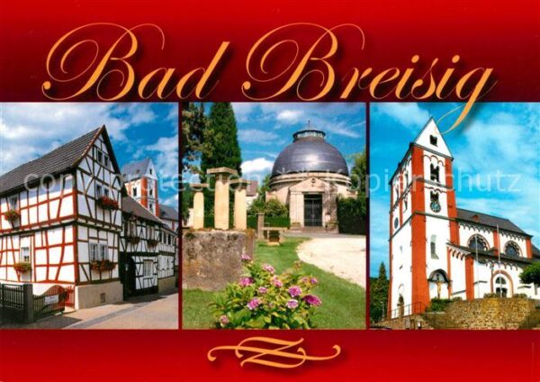 Bad Breisig Kirche Trinkhalle Fachwerkhäuser