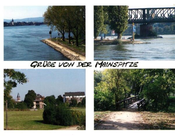 Gustavsburg Mainz Panoramen von der Mainspitze