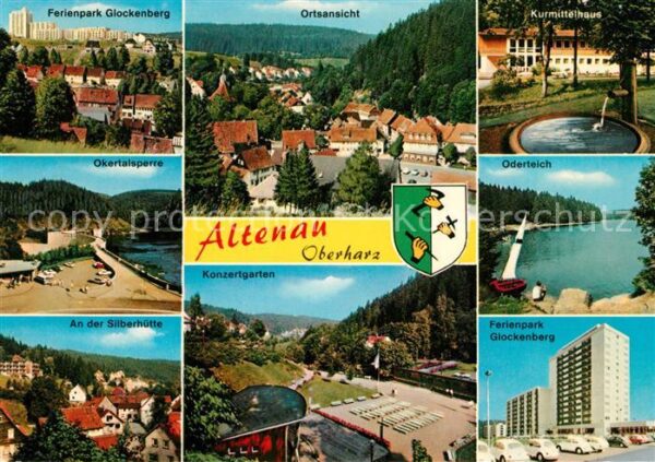Altenau Harz Ortsansicht Kurmittelhaus Konzertgarten