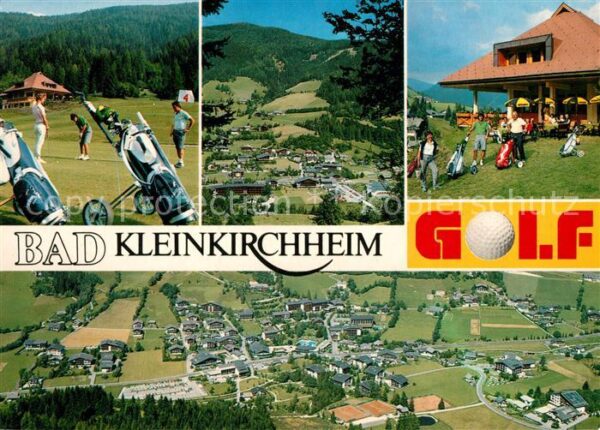 Bad Kleinkirchheim Kaernten Golfplatz Landschaftspanorama Fliegerau