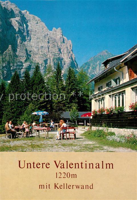 Mauthen Untere Valentinalm mit Kellerwand Karni