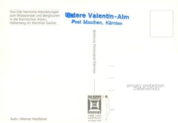 Mauthen Untere Valentinalm mit Kellerwand Karni – Bild 2