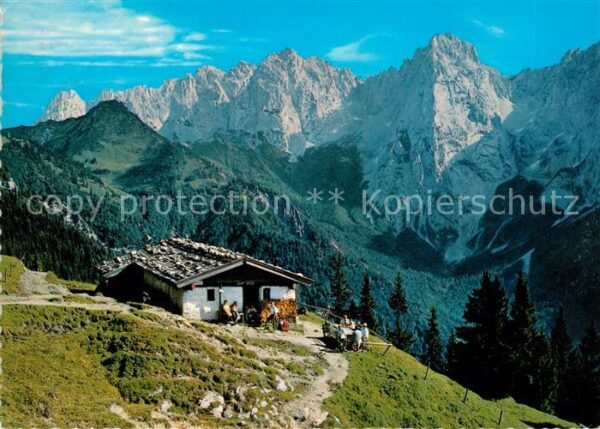 St Johann Tirol Hinterkaiserfeldenalm Wilder Kaiser Kai