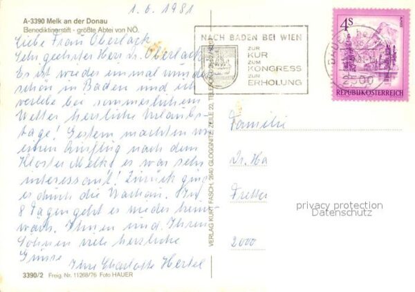 Melk Donau Benediktinerstift Fliegeraufnahme – Bild 2