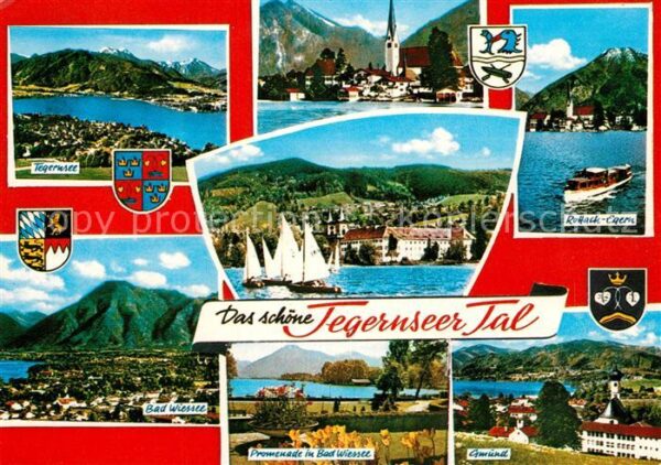 Tegernsee Alpenpanorama Tegernseer Tal mit umlieg