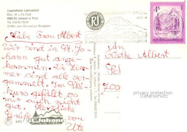 St Johann Tirol Jugendheim Lacknerhof Treppenaufgang Fo – Bild 2