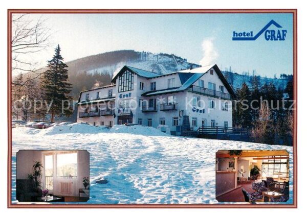Harrachov Harrachsdorf Hotel Graf Winterlandschaft