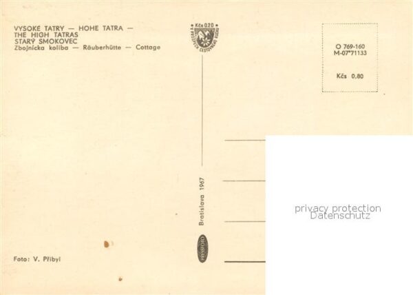 Stary Smokovec Hohe Tatra Zbojnicka koliba Räuberhütte Cottage – Bild 2
