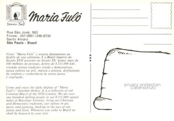 São Paulo Maria Fulo Restaurant – Bild 2