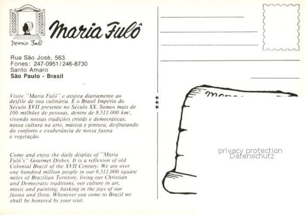 São Paulo Maria Fulo Restaurant – Bild 2