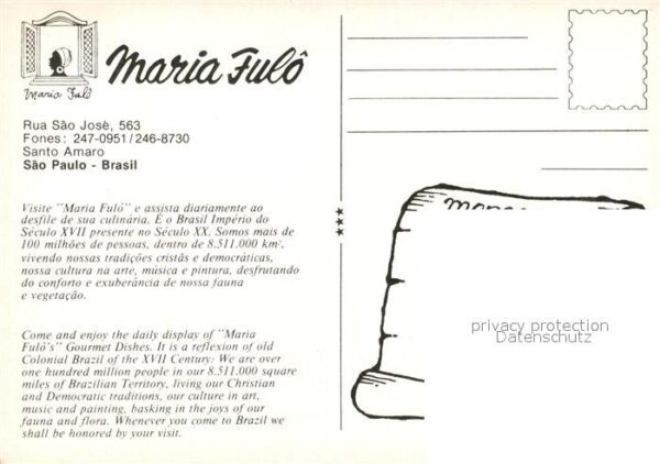 São Paulo Maria Fulo Restaurant – Bild 2