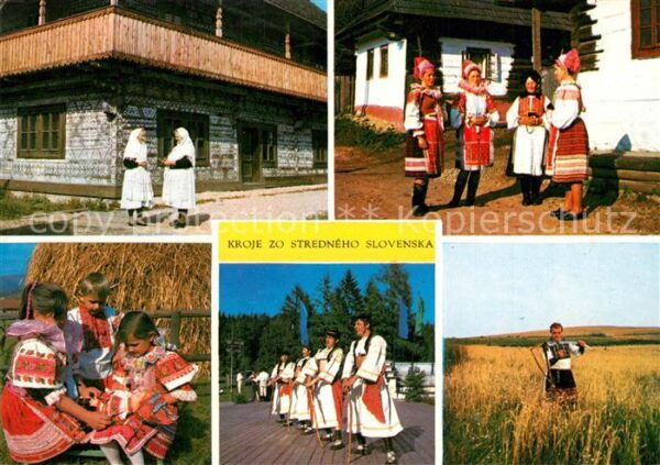 Slowakische Republik Trachten des Landes