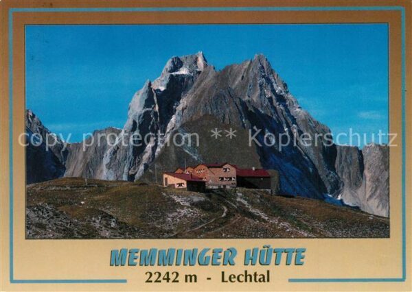 Pians Oesterreich Memminger Hütte Berghütte mit Freispitz