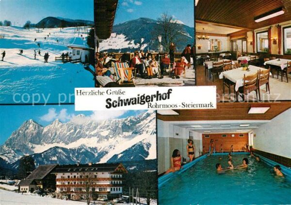 Rohrmoos Schladming Hotel Restaurant Schwaigerhof Hallenbad