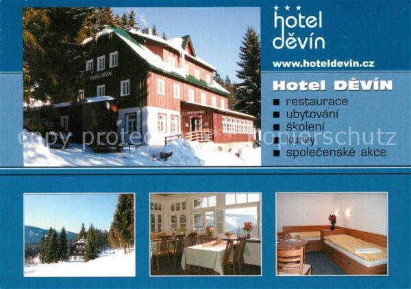 Pec pod Snezkou Hotel Restaurant Devin Winterlandschaft