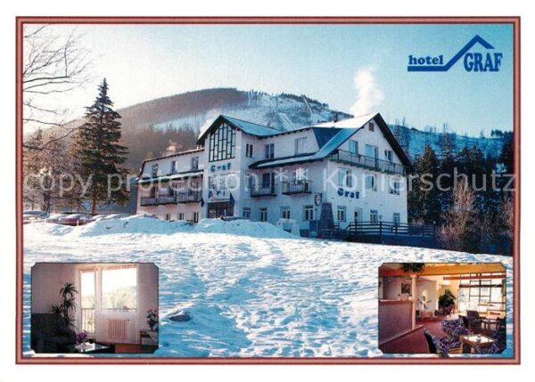 Harrachov Harrachsdorf Hotel Graf Winterlandschaft
