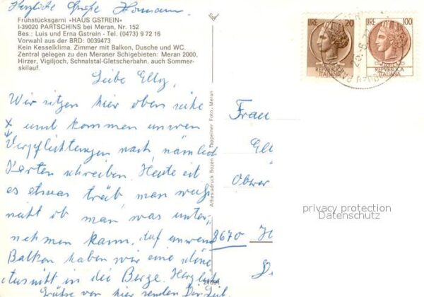 Partschins Parcines Haus Gstrein Landschaftspanorama Texelg – Bild 2
