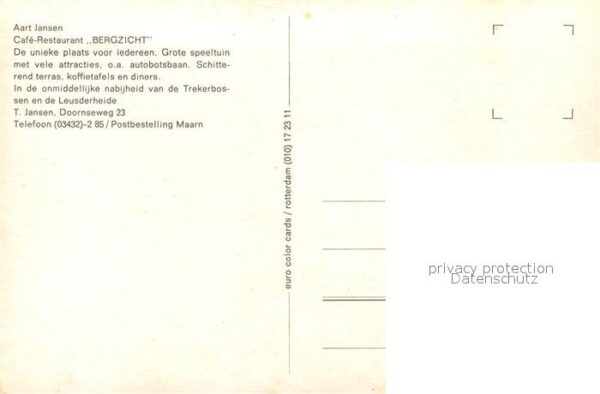 Maarn Cafe Restaurant Bergzicht – Bild 2