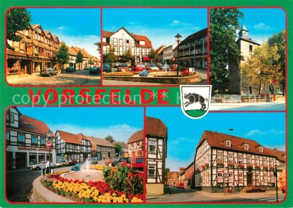 Vorsfelde Teilansichten Innenstadt Fachwerkhäuser