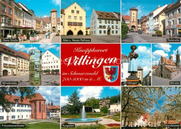 Villingen-Schwenningen Strassenpartien Innenstadt Rathaus Müns