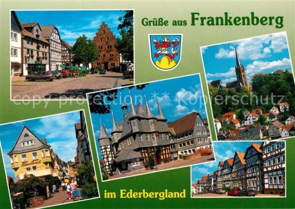 Frankenberg Eder Altstadt Fachwerkhaus Giebelhaus Rathau