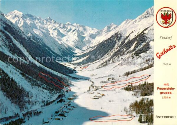 Gschnitz Tirol Wintersportplatz Gschnitztal Habicht Fe
