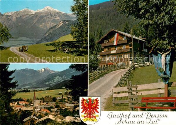 Fuegen Gasthof Pension Schau ins Tal Wegekreuz
