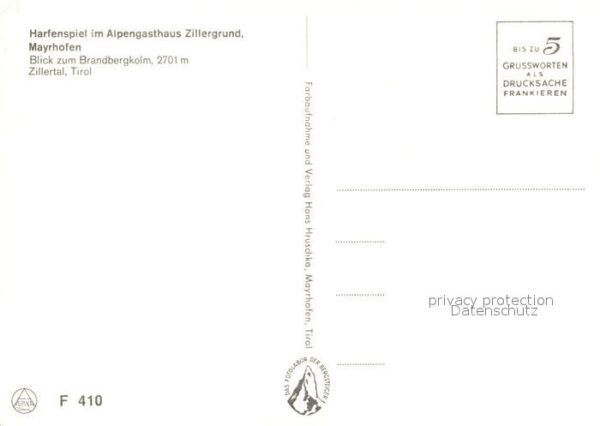 Mayrhofen Zillertal Harfenspiel Musikinstrument Alpengastha – Bild 2