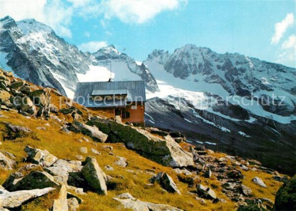 Zillertal Tirol Kasseler Hütte Berghütte gegen Grünewan