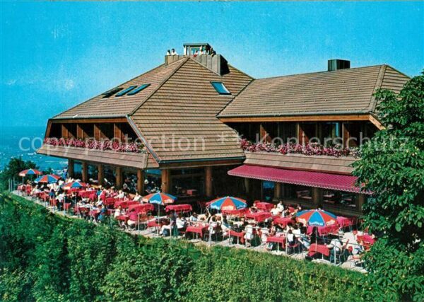 Haggen Lochau Landgasthof Haggen Terrasse Fernsicht