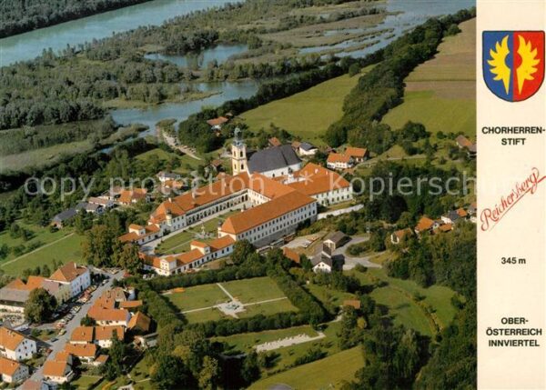Reichersberg Inn Augustiner Chorherrenstift Fliegeraufna
