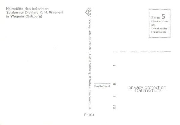 Wagrain Salzburg Heimstätte von Dichter K. H. Waggerl – Bild 2
