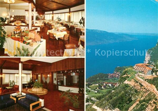 Campi Voltino di Tremosine Hotel Le Balze Restaurant Foyer Blick a