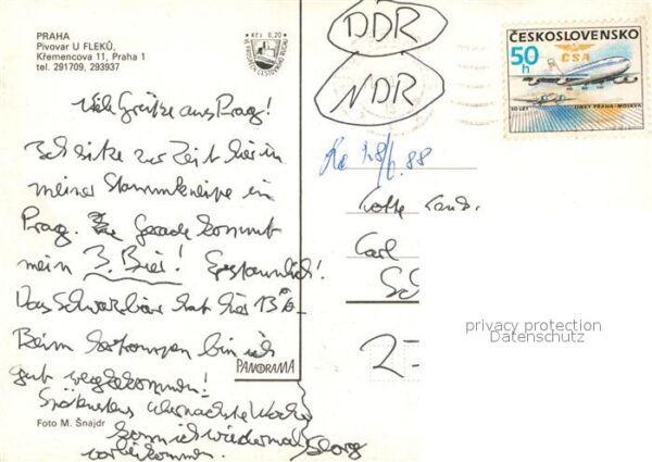 Praha Prahy Prague Pivovar U Fleku Brauerei Gasthaus – Bild 2