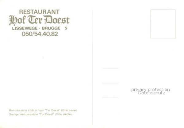 Brugge Restaurant Hof Ter Doest am Wasser – Bild 2
