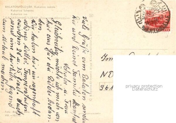 Balatonfoeldvar Kukorica csarda Schenke – Bild 2