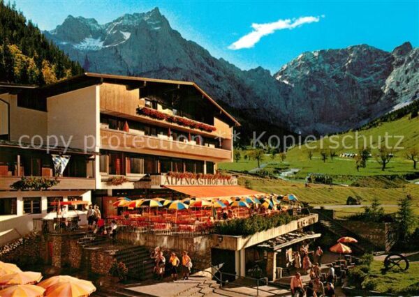 Hinterriss Tirol Alpengasthof Eng am Grossen Ahornboden