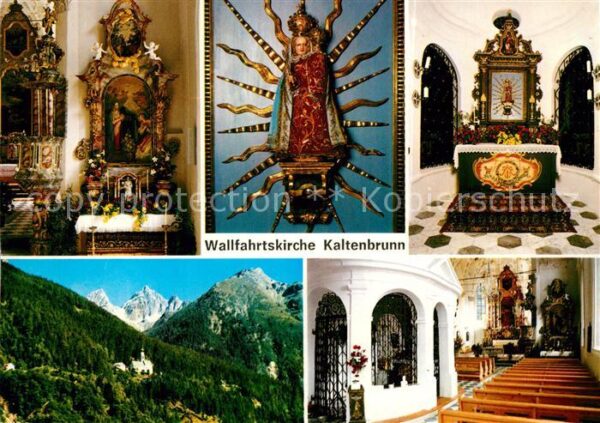 Kaltenbrunn Tirol Wallfahrtskirche Innenansichten Heilige