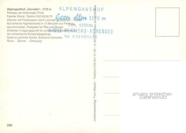 Pertisau Achensee Alpengasthof Gernalm – Bild 2