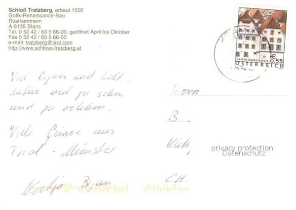 Stans Tirol Schloss Tratzberg Gotic Renaissance Bau – Bild 2