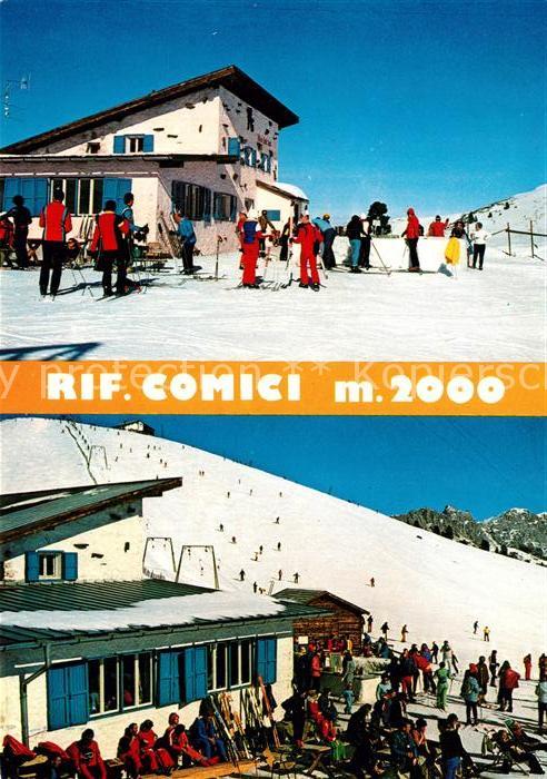 Selva Val Gardena Rifugio Comici Berghütte Wintersportpla